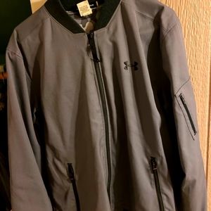 Under Armour Unstoppable Storm Bomber Jacket M Gray